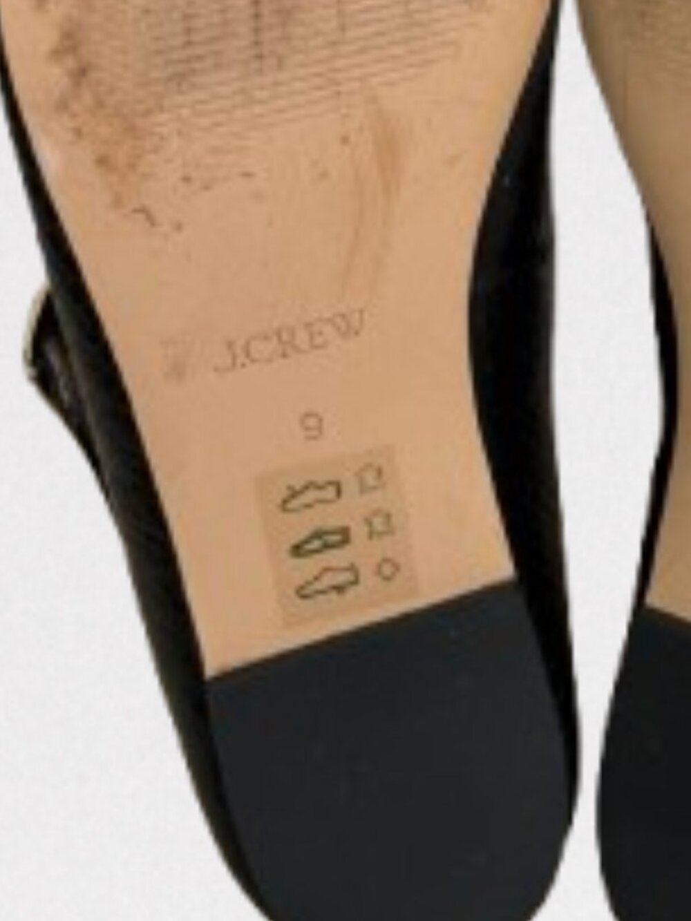 J. Crew Logan Сrisscross Mary Jane Shoes Snake-Embossed Italian Leather Sz 9 - Picture 9 of 10
